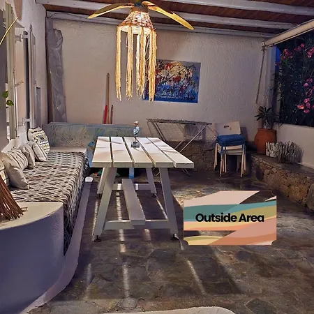 Beachside Double Storey Maisonette With Pool Mykonos Town